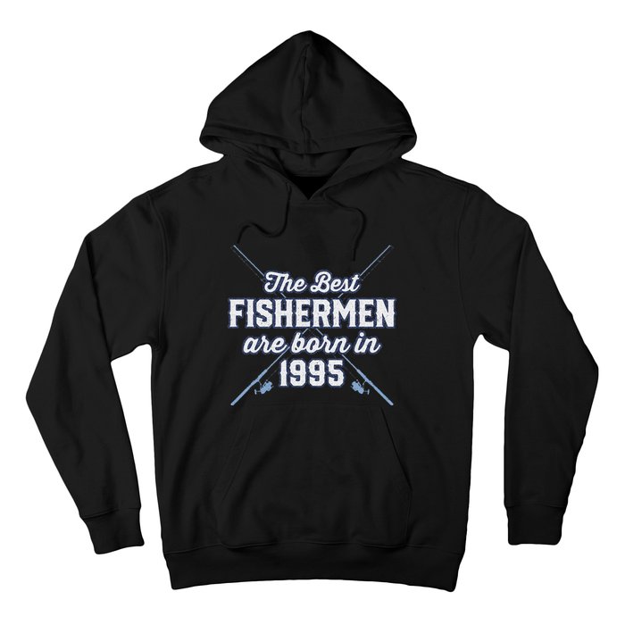 Gift For 26 Year Old Fishing Fisherman 1995 26th Birthday Hoodie