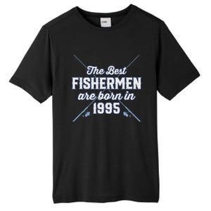 Gift For 26 Year Old Fishing Fisherman 1995 26th Birthday Tall Fusion ChromaSoft Performance T-Shirt