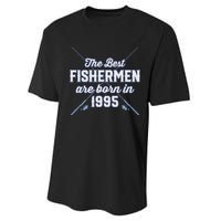 Gift For 26 Year Old Fishing Fisherman 1995 26th Birthday Performance Sprint T-Shirt