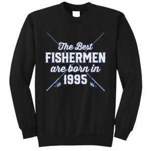 Gift For 26 Year Old Fishing Fisherman 1995 26th Birthday Tall Sweatshirt