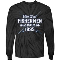 Gift For 26 Year Old Fishing Fisherman 1995 26th Birthday Tie-Dye Long Sleeve Shirt