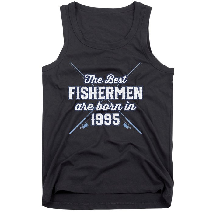 Gift For 26 Year Old Fishing Fisherman 1995 26th Birthday Tank Top