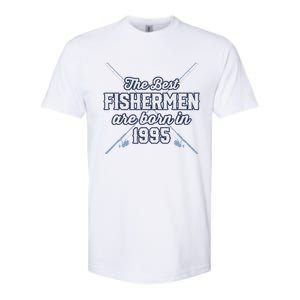 Gift For 26 Year Old Fishing Fisherman 1995 26th Birthday Softstyle CVC T-Shirt