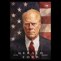 Gerald Ford 38th President Of The United States Portrait Mug