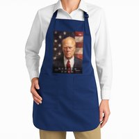 Gerald Ford 38th President Of The United States Portrait Apron