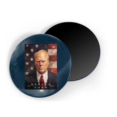 Gerald Ford 38th President Of The United States Portrait Magnet