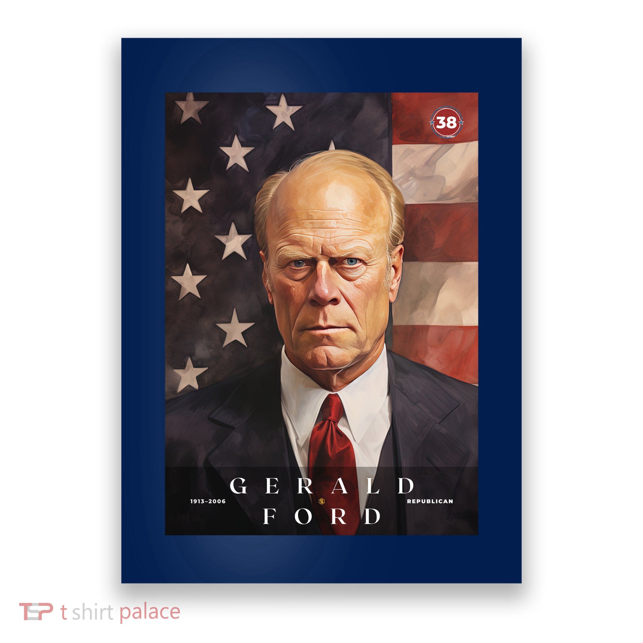 Gerald Ford 38th President Of The United States Portrait Poster