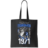 Gift For 49 Years Old Fishing Fisherman 1971 49th Birthday Tote Bag