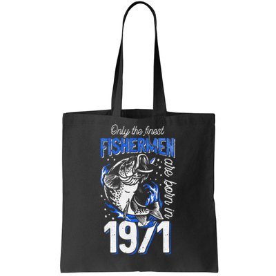 Gift For 49 Years Old Fishing Fisherman 1971 49th Birthday Tote Bag