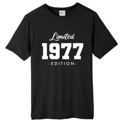 Gift For 46 Year Old 1977 Limited Edition 46th Birthday Gift Tall Fusion ChromaSoft Performance T-Shirt