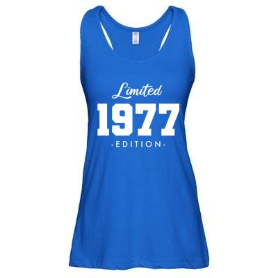 Gift For 46 Year Old 1977 Limited Edition 46th Birthday Gift Ladies Essential Flowy Tank