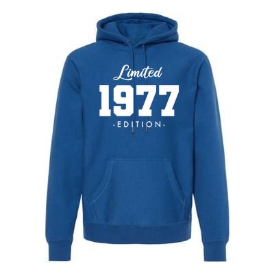 Gift For 46 Year Old 1977 Limited Edition 46th Birthday Gift Premium Hoodie