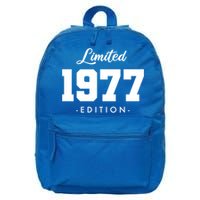 Gift For 46 Year Old 1977 Limited Edition 46th Birthday Gift 16 in Basic Backpack