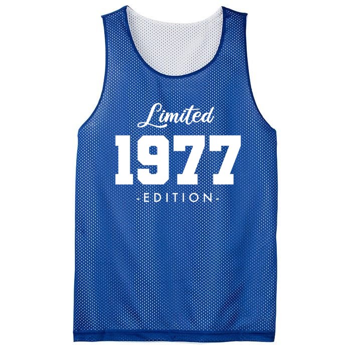 Gift For 46 Year Old 1977 Limited Edition 46th Birthday Gift Mesh Reversible Basketball Jersey Tank