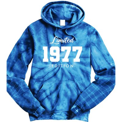 Gift For 46 Year Old 1977 Limited Edition 46th Birthday Gift Tie Dye Hoodie