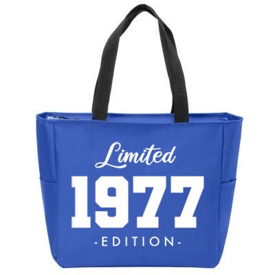 Gift For 46 Year Old 1977 Limited Edition 46th Birthday Gift Zip Tote Bag