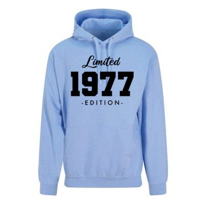 Gift For 46 Year Old 1977 Limited Edition 46th Birthday Gift Unisex Surf Hoodie