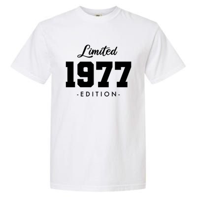 Gift For 46 Year Old 1977 Limited Edition 46th Birthday Gift Garment-Dyed Heavyweight T-Shirt