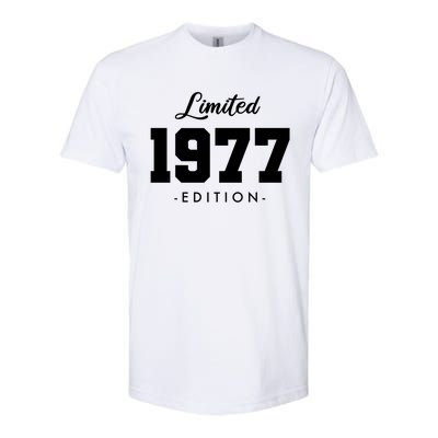 Gift For 46 Year Old 1977 Limited Edition 46th Birthday Gift Softstyle CVC T-Shirt