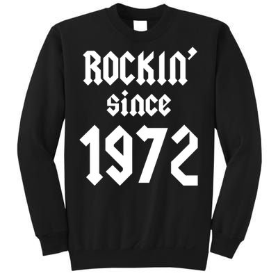 Gift For 50 Year Old Birthday Vintage 1972 Sweatshirt