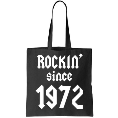 Gift For 50 Year Old Birthday Vintage 1972 Tote Bag