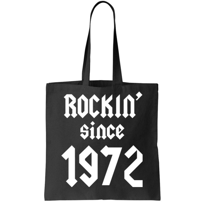 Gift For 50 Year Old Birthday Vintage 1972 Tote Bag