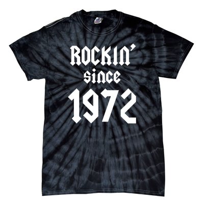 Gift For 50 Year Old Birthday Vintage 1972 Tie-Dye T-Shirt