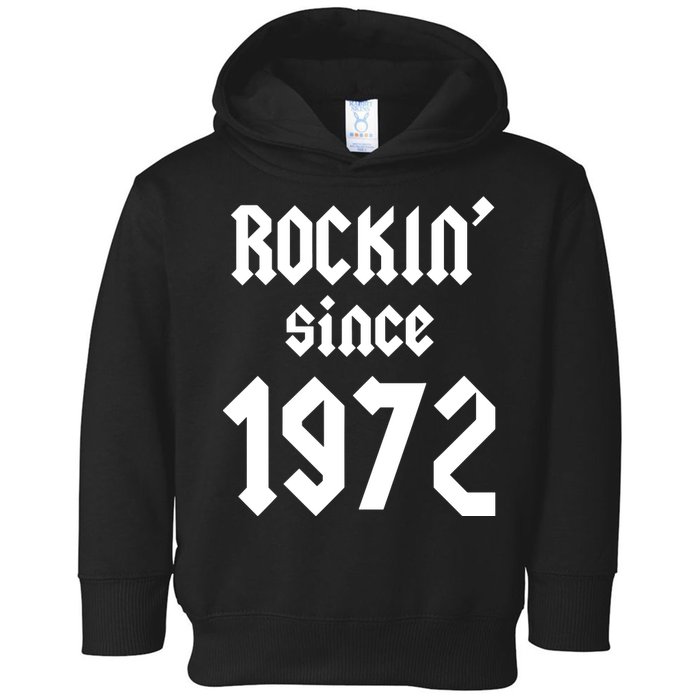 Gift For 50 Year Old Birthday Vintage 1972 Toddler Hoodie