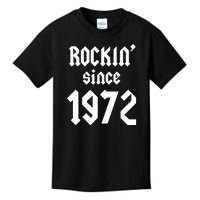 Gift For 50 Year Old Birthday Vintage 1972 Kids T-Shirt