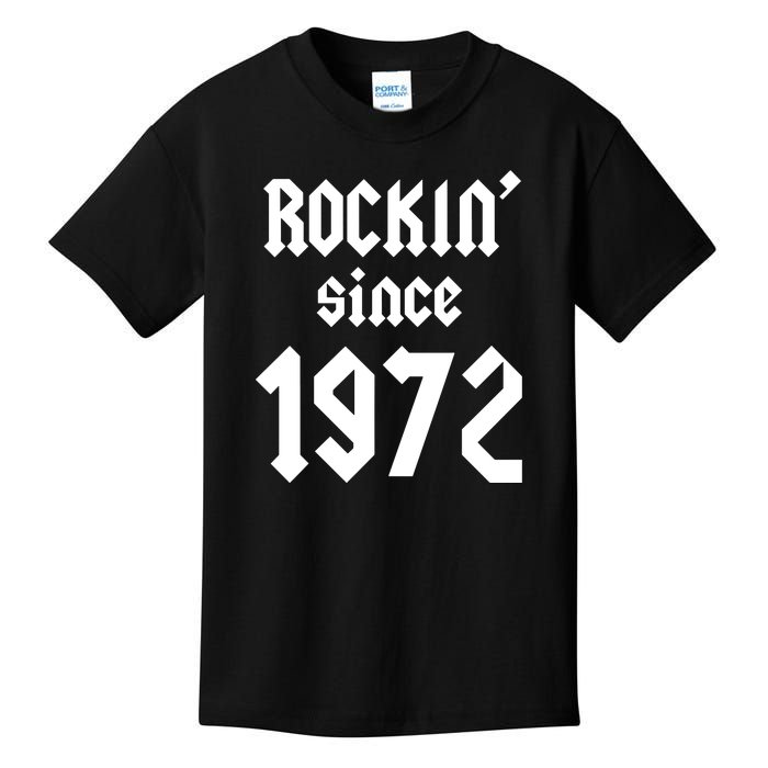 Gift For 50 Year Old Birthday Vintage 1972 Kids T-Shirt