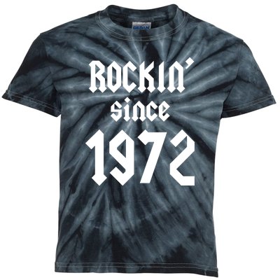 Gift For 50 Year Old Birthday Vintage 1972 Kids Tie-Dye T-Shirt