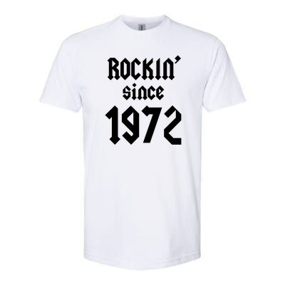 Gift For 50 Year Old Birthday Vintage 1972 Softstyle CVC T-Shirt