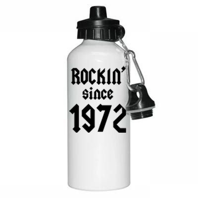 Gift For 50 Year Old Birthday Vintage 1972 Aluminum Water Bottle