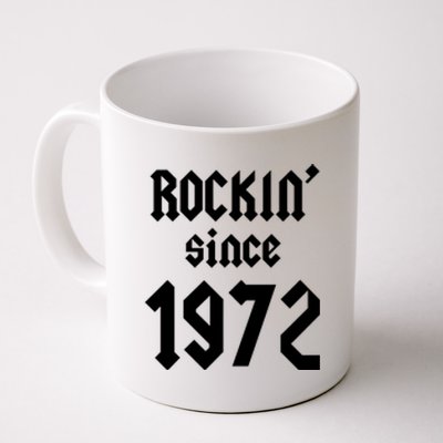 Gift For 50 Year Old Birthday Vintage 1972 Coffee Mug