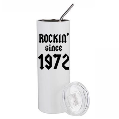 Gift For 50 Year Old Birthday Vintage 1972 Stainless Steel Tumbler