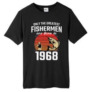 Gift For 54 Year Old Fishing Fisherman 1968 54th Birthday Tall Fusion ChromaSoft Performance T-Shirt