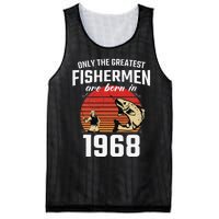 Gift For 54 Year Old Fishing Fisherman 1968 54th Birthday Mesh Reversible Basketball Jersey Tank