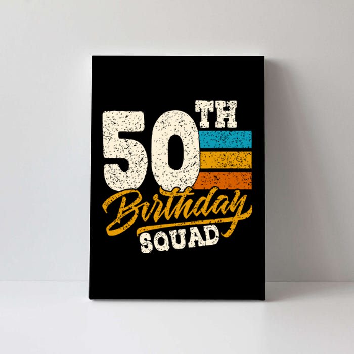 Gift For 50 Year Old Birthday Vintage 1972 Canvas