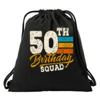 Gift For 50 Year Old Birthday Vintage 1972 Drawstring Bag