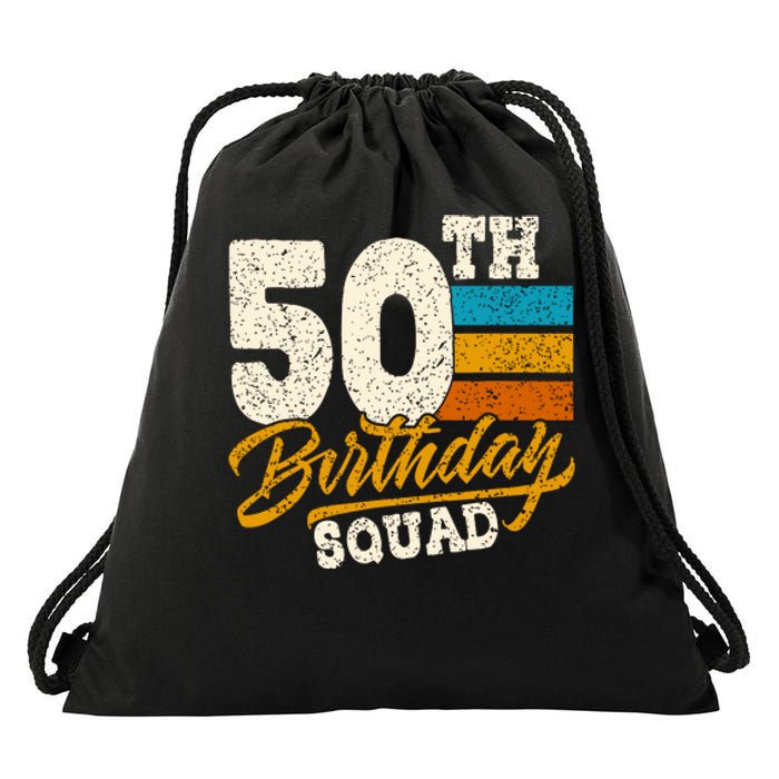 Gift For 50 Year Old Birthday Vintage 1972 Drawstring Bag