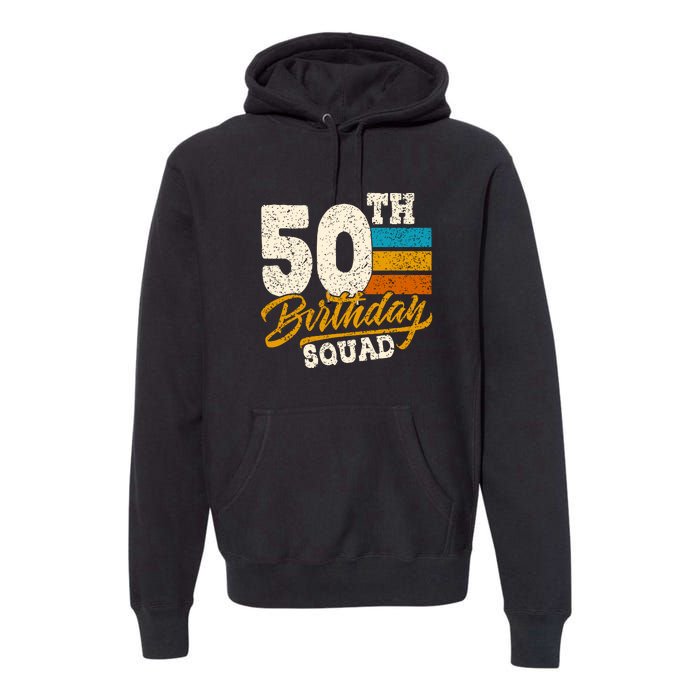 Gift For 50 Year Old Birthday Vintage 1972 Premium Hoodie