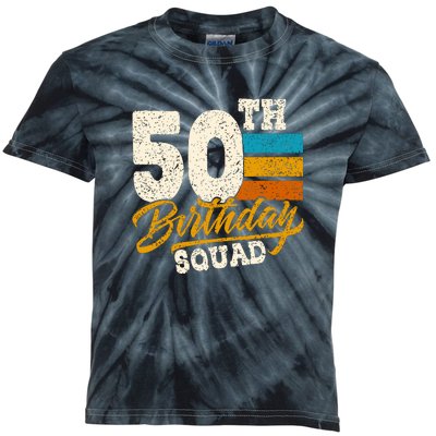 Gift For 50 Year Old Birthday Vintage 1972 Kids Tie-Dye T-Shirt