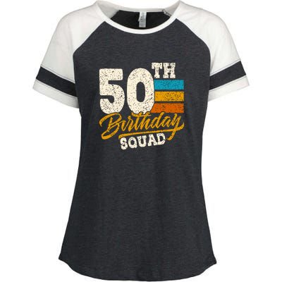 Gift For 50 Year Old Birthday Vintage 1972 Enza Ladies Jersey Colorblock Tee