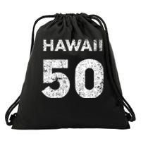 Gift For 50 Year Old Birthday Vintage 1972 Drawstring Bag