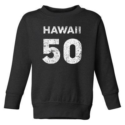 Gift For 50 Year Old Birthday Vintage 1972 Toddler Sweatshirt