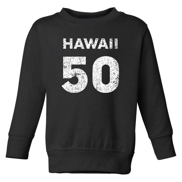 Gift For 50 Year Old Birthday Vintage 1972 Toddler Sweatshirt