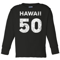 Gift For 50 Year Old Birthday Vintage 1972 Toddler Long Sleeve Shirt