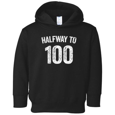 Gift For 50 Year Old Birthday Vintage 1972 Toddler Hoodie