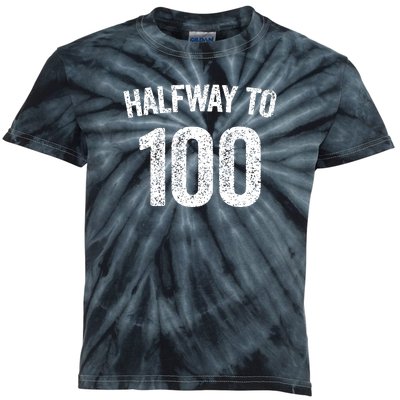 Gift For 50 Year Old Birthday Vintage 1972 Kids Tie-Dye T-Shirt