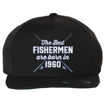 Gift For 61 Year Old Fishing Fisherman 1960 61st Birthday Wool Snapback Cap